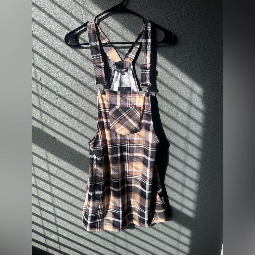 Fashion Nova Black and Brown Skirtall
